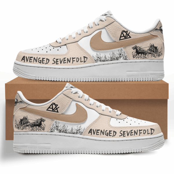 Tubopro Avenged Sevenfold Air Low-Top Sneakers Shoes For Men And Women - Image 2