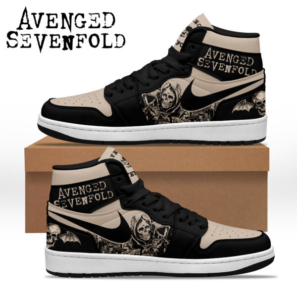 Tubopro Avenged Sevenfold AJ1 High Sneakers Shoes For Men And Women