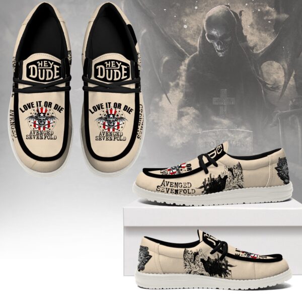 Tubopro Avenged Sevenfold Personalized Hey Dude Shoes For Men And Women