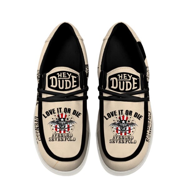 Tubopro Avenged Sevenfold Personalized Hey Dude Shoes For Men And Women - Image 4