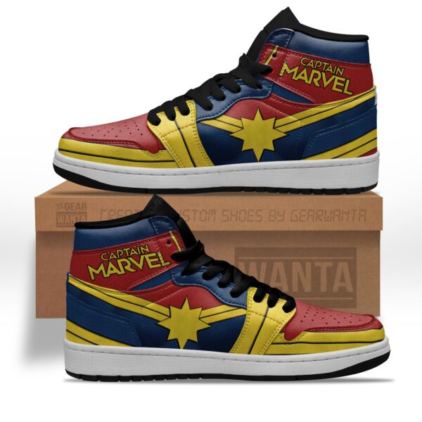 Tubopro Avenger Captain Marvel AJ1 High Sneakers Shoes For Men And Women