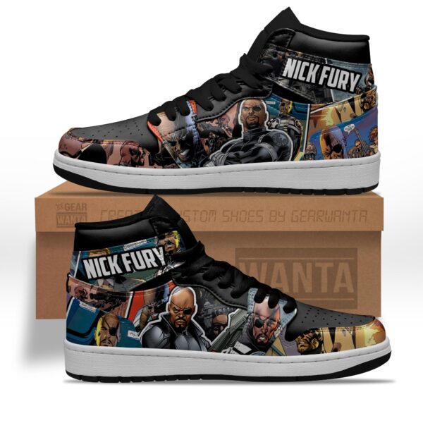 Tubopro Avenger Nick Furry AJ1 High Sneakers Shoes For Men And Women