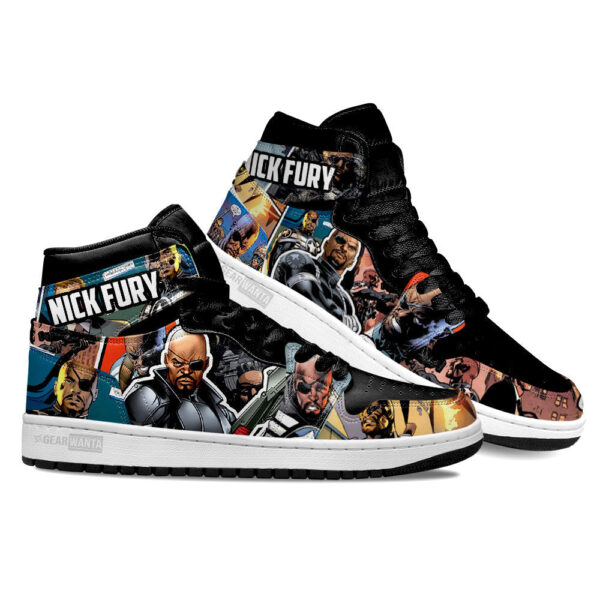 Tubopro Avenger Nick Furry AJ1 High Sneakers Shoes For Men And Women - Image 2