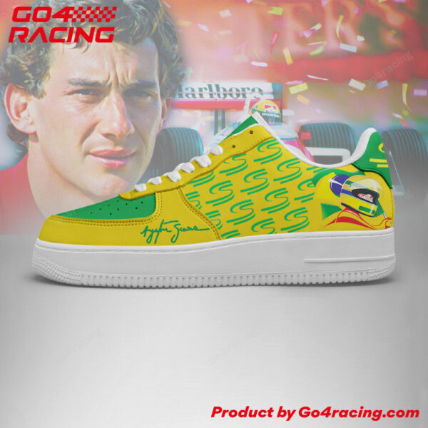 Tubopro Ayrton Senna Air Low-Top Sneakers Shoes For Men And Women - Image 2