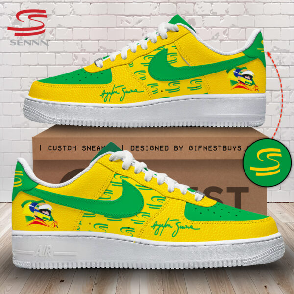 Tubopro Ayrton Senna Air Low-Top Sneakers Shoes For Men And Women
