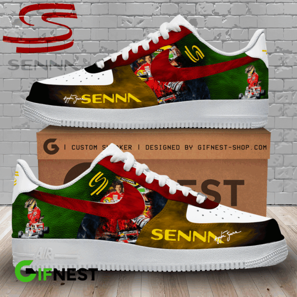 Tubopro Ayrton Senna Air Low-Top Sneakers Shoes For Men And Women