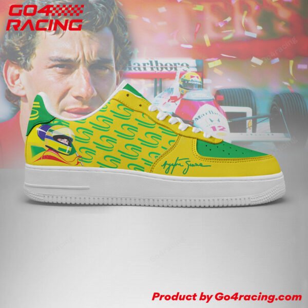 Tubopro Ayrton Senna Air Low-Top Sneakers Shoes For Men And Women - Image 3