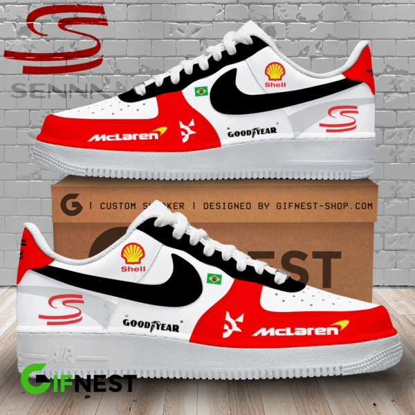 Tubopro Ayrton Senna Air Low-Top Sneakers Shoes For Men And Women