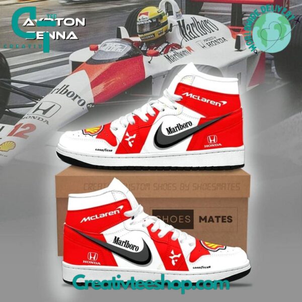 Tubopro Ayrton Senna AJ1 High Sneakers Shoes For Men And Women