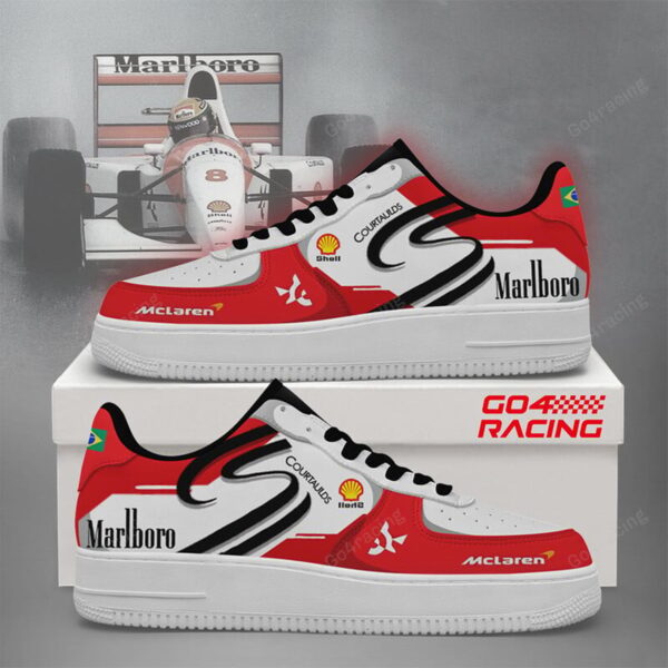Tubopro Ayrton Senna Formula Air Low-Top Sneakers Shoes For Men And Women