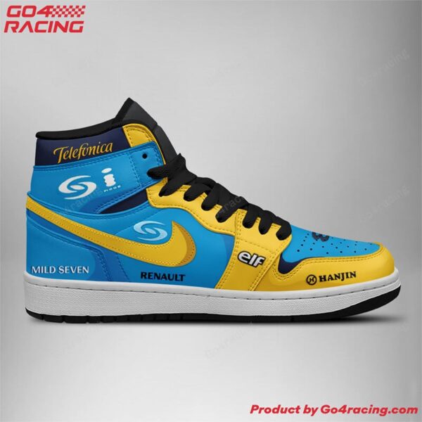 Tubopro Ayrton Senna Formula AJ1 High Sneakers Shoes For Men And Women - Image 3