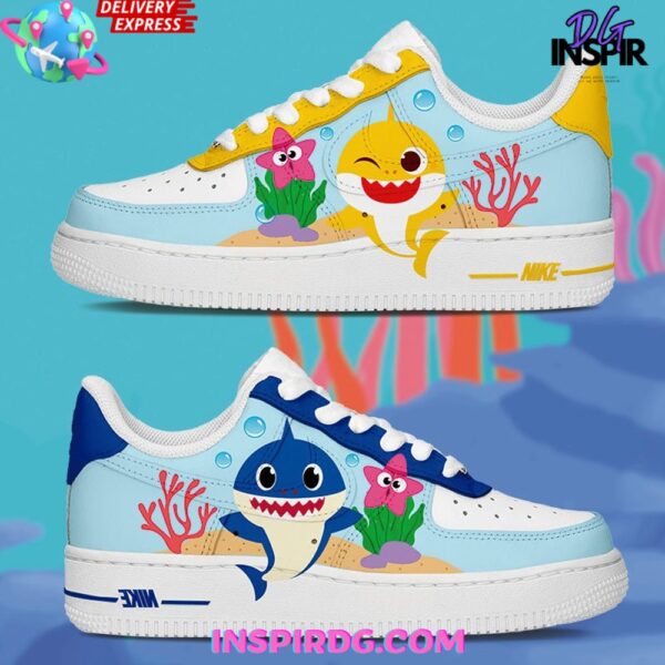 Tubopro Baby Shark Air Low-Top Sneakers Shoes For Men And Women