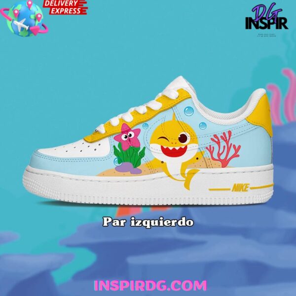 Tubopro Baby Shark Air Low-Top Sneakers Shoes For Men And Women - Image 3