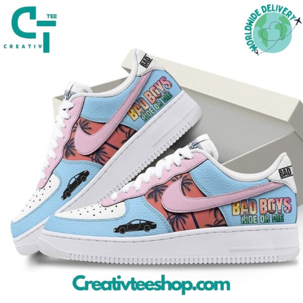 Tubopro Bad Boys Ride or Die Air Low-Top Sneakers Shoes For Men And Women - Image 2