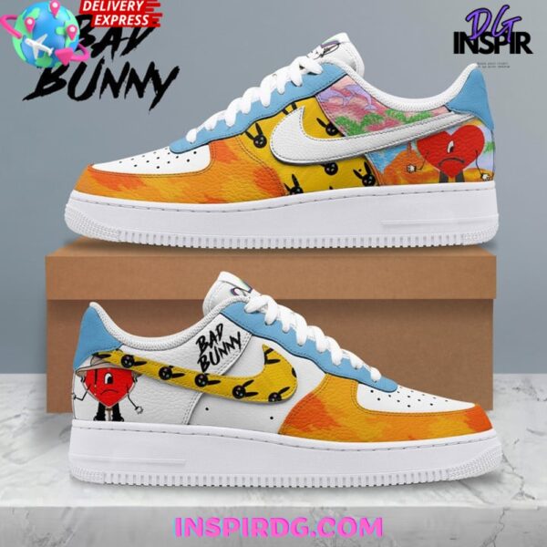 Tubopro Bad Bunny Air Low-Top Sneakers Shoes For Men And Women