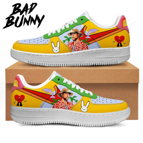Tubopro Bad Bunny Air Low-Top Sneakers Shoes For Men And Women