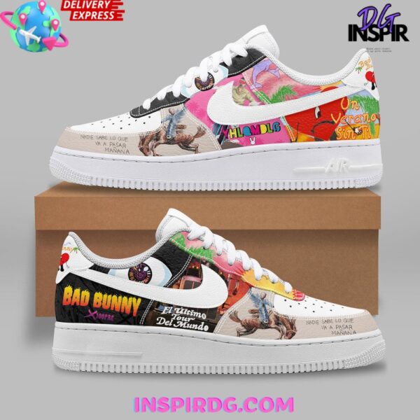 Tubopro Bad Bunny Air Low-Top Sneakers Shoes For Men And Women - Image 2