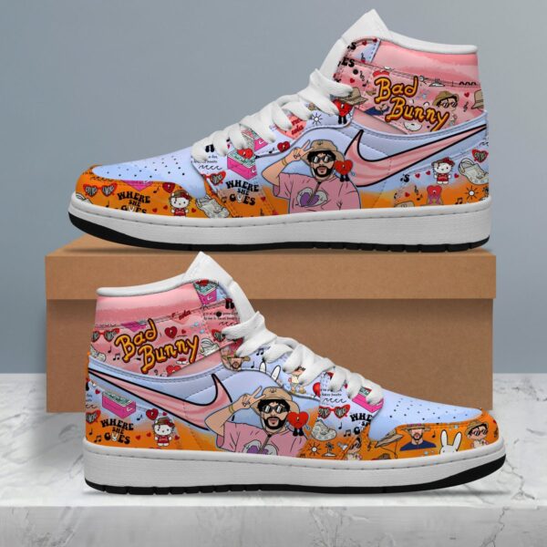 Tubopro Bad Bunny AJ1 High Sneakers Shoes For Men And Women