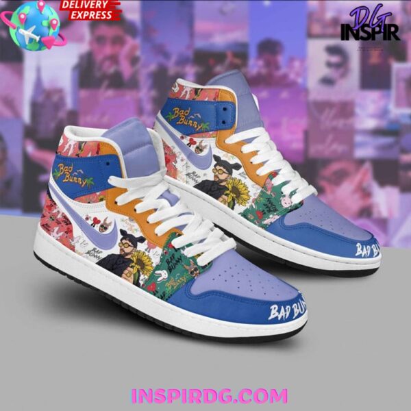 Tubopro Bad Bunny AJ1 High Sneakers Shoes For Men And Women