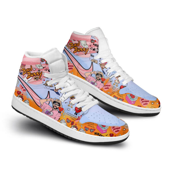 Tubopro Bad Bunny AJ1 High Sneakers Shoes For Men And Women - Image 3