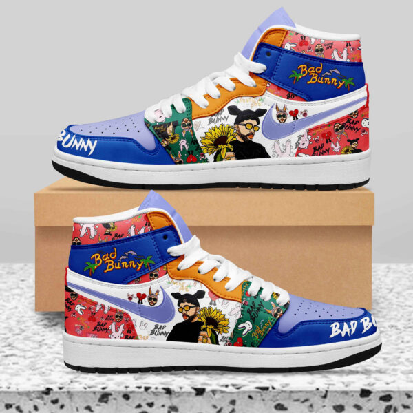 Tubopro Bad Bunny AJ1 High Sneakers Shoes For Men And Women - Image 2