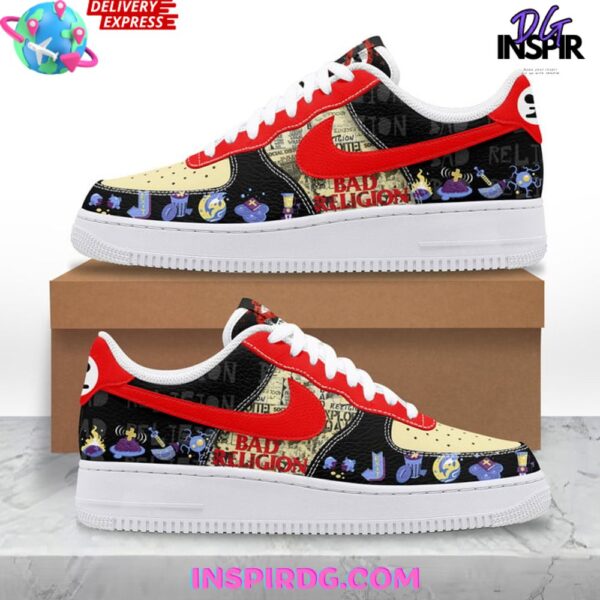 Tubopro Bad Religion Air Low-Top Sneakers Shoes For Men And Women - Image 2