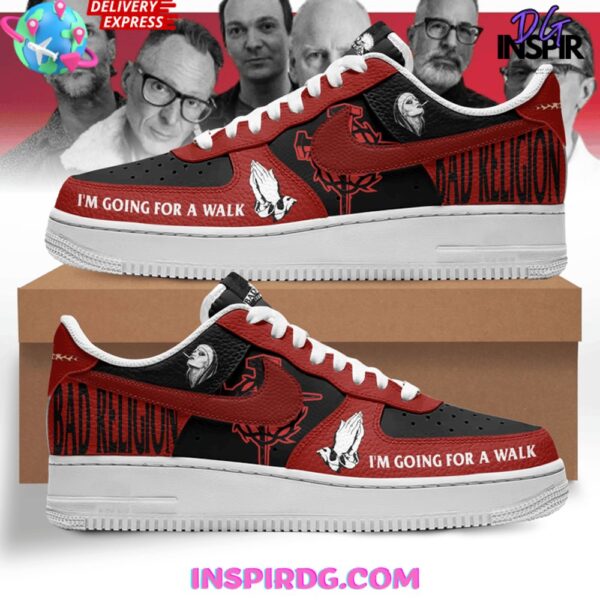 Tubopro Bad Religion Air Low-Top Sneakers Shoes For Men And Women