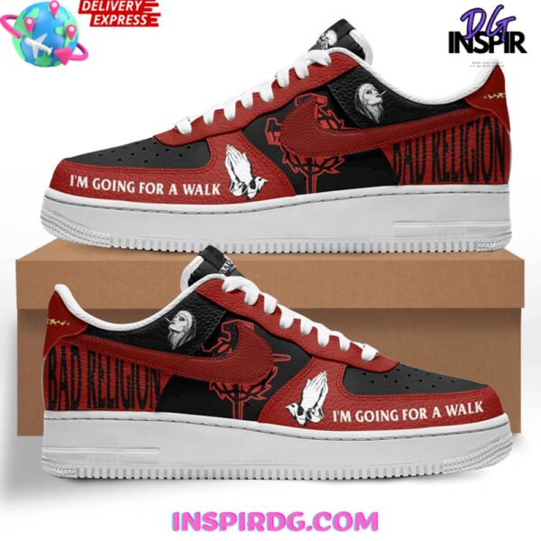 Tubopro Bad Religion Air Low-Top Sneakers Shoes For Men And Women - Image 2