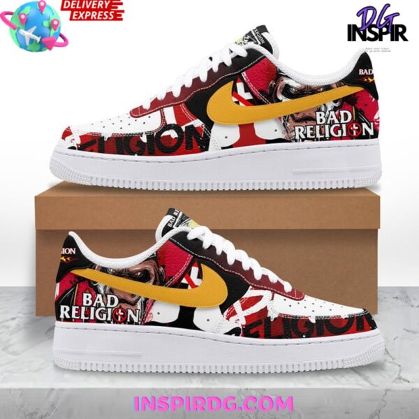 Tubopro Bad Religion Air Low-Top Sneakers Shoes For Men And Women - Image 2