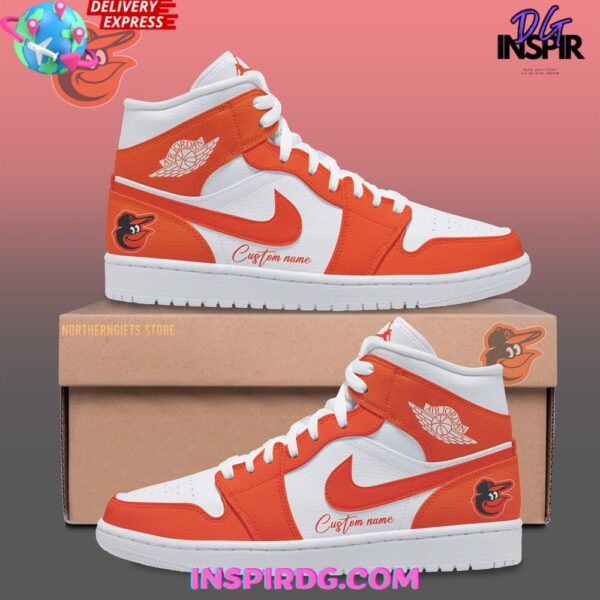 Tubopro Baltimore Oriole AJ1 High Sneakers Shoes For Men And Women
