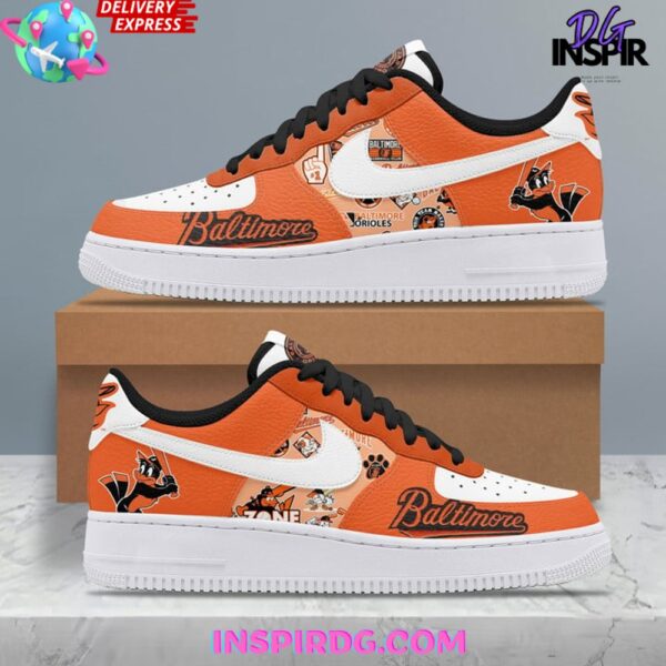 Tubopro Baltimore Orioles Air Low-Top Sneakers Shoes For Men And Women - Image 2