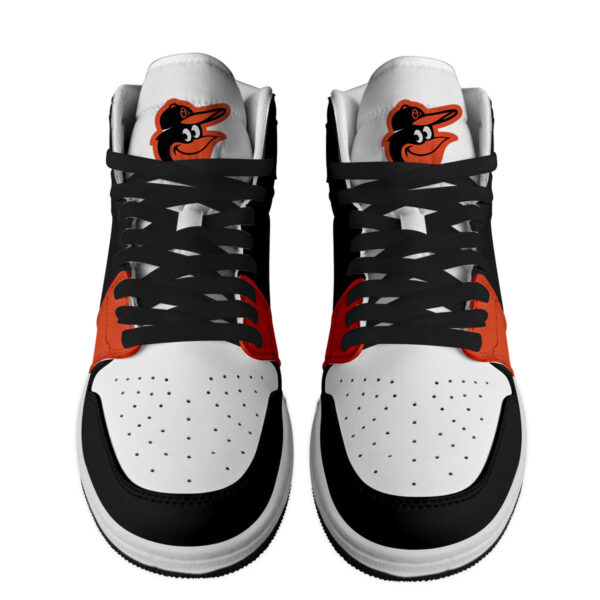 Tubopro Baltimore Orioles AJ1 High Sneakers Shoes For Men And Women - Image 2