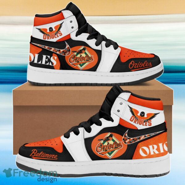 Tubopro Baltimore Orioles AJ1 High Sneakers Shoes For Men And Women
