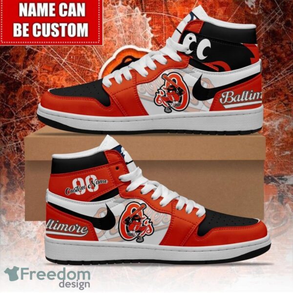 Tubopro Baltimore Orioles AJ1 High Sneakers Shoes For Men And Women