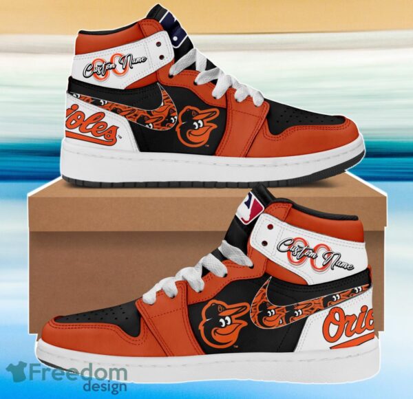 Tubopro Baltimore Orioles AJ1 High Sneakers Shoes For Men And Women
