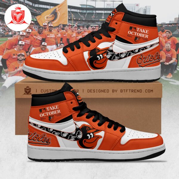 Tubopro Baltimore Orioles AJ1 High Sneakers Shoes For Men And Women