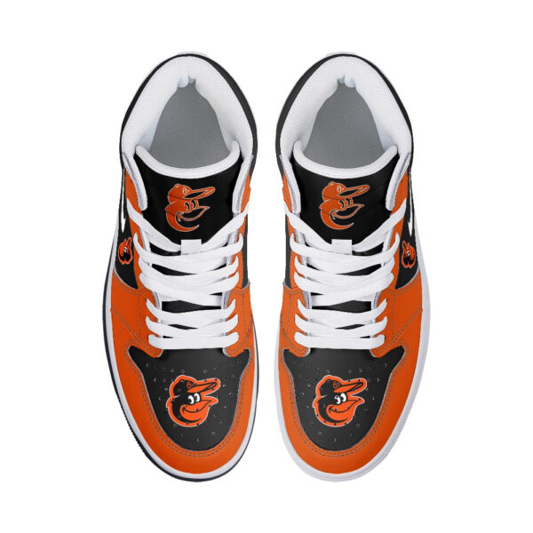 Tubopro Baltimore Orioles AJ1 High Sneakers Shoes For Men And Women - Image 3