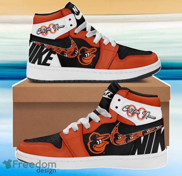 Tubopro Baltimore Orioles AJ1 High Sneakers Shoes For Men And Women