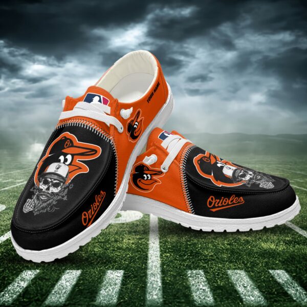 Tubopro Baltimore Orioles Personalized Hey Dude Shoes For Men And Women