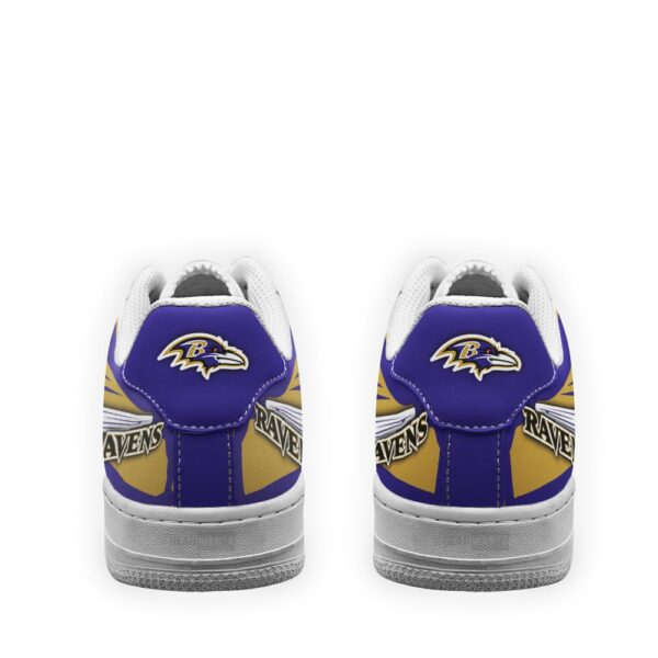 Tubopro Baltimore Ravens Air Low-Top Sneakers Shoes For Men And Women - Image 4