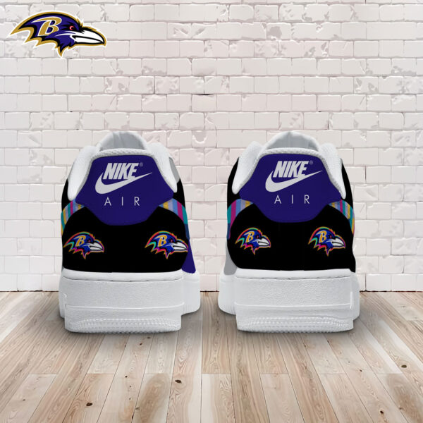 Tubopro Baltimore Ravens Air Low-Top Sneakers Shoes For Men And Women - Image 2