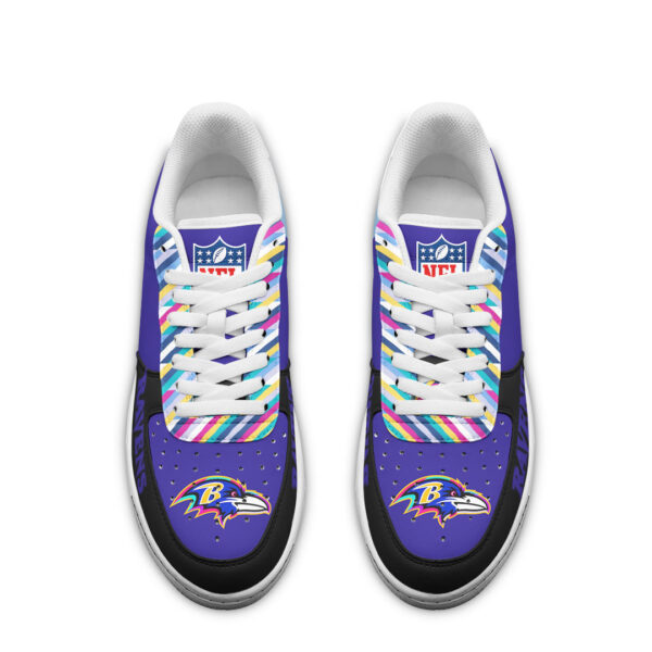Tubopro Baltimore Ravens Air Low-Top Sneakers Shoes For Men And Women - Image 3