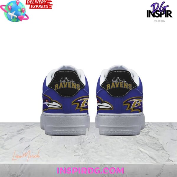 Tubopro Baltimore Ravens Air Low-Top Sneakers Shoes For Men And Women - Image 4