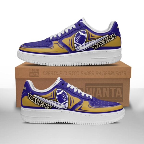 Tubopro Baltimore Ravens Air Low-Top Sneakers Shoes For Men And Women