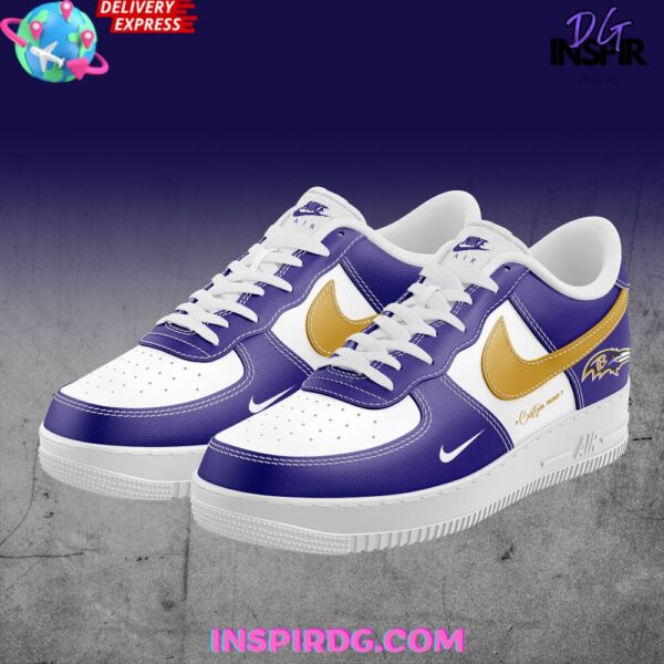 Tubopro Baltimore Ravens Air Low-Top Sneakers Shoes For Men And Women - Image 2