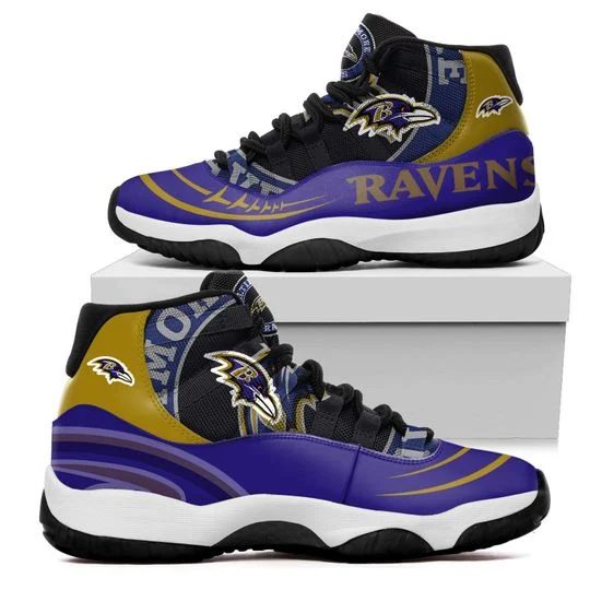 Tubopro Baltimore Ravens AJ13 Sneakers Shoes For Men And Women