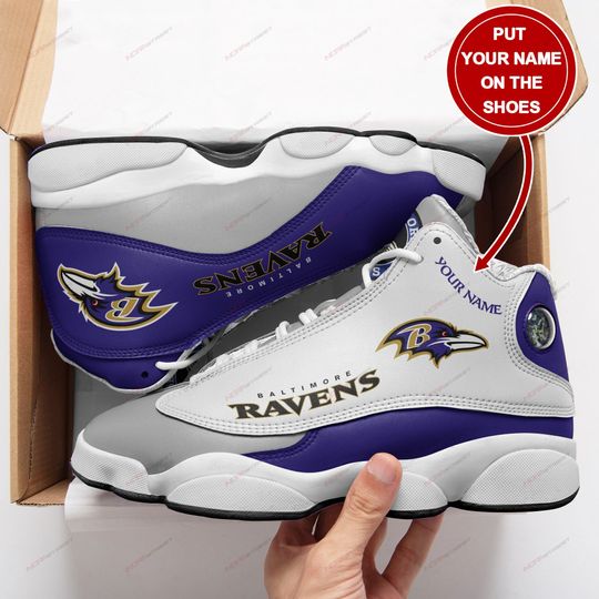 Tubopro Baltimore Ravens AJ13 Sneakers Shoes For Men And Women
