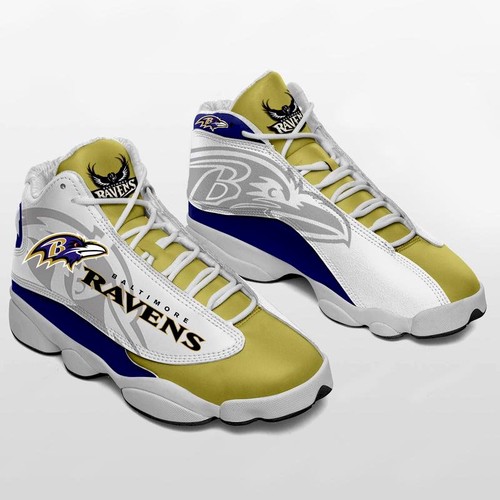 Tubopro Baltimore Ravens AJ13 Sneakers Shoes For Men And Women