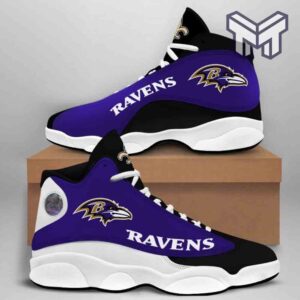 Tubopro Baltimore Ravens AJ13 Sneakers Shoes For Men And Women