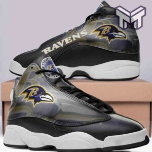 Tubopro Baltimore Ravens AJ13 Sneakers Shoes For Men And Women